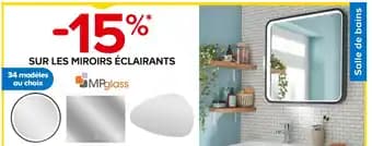MPglass -15% SUR LES MIROIRS ÉCLAIRANTS MPglass