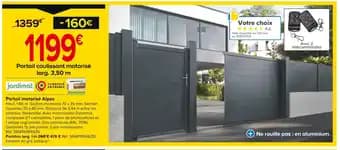 Jardimat Portail motorisé Alpes