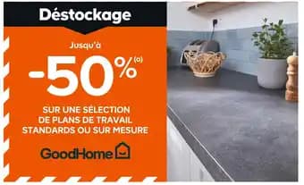 GoodHome Jusqu’à -50% SUR LES CUISINES PASILLA NOIRE ET BALSAMITA BLANCHE GoodHome