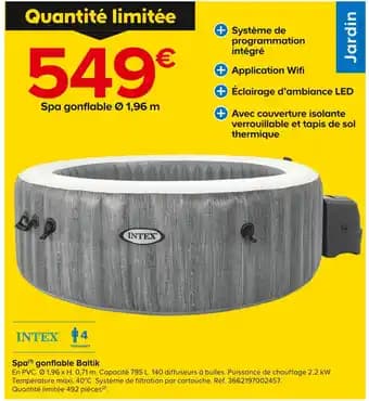 INTEX Spa gonflable Baltik