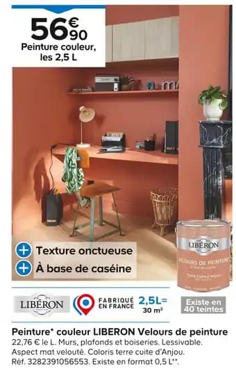 LIBERON Peinture* couleur Velours de peinture