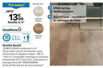 GoodHome Stratifié Bexhill