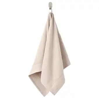 Vinarn Serviette, gris clair/beige, 50x100 cm