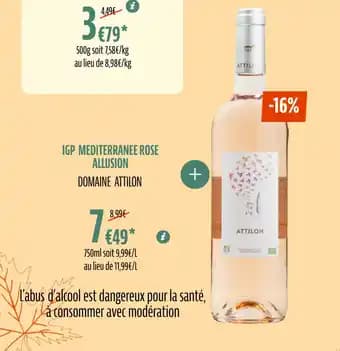 IGP MEDITERRANEE ROSE ALLUSION