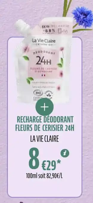 RECHARGE DÉODORANT FLEURS DE CERISIER 24H