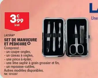SET DE MANUCURE ET PÉDICURE