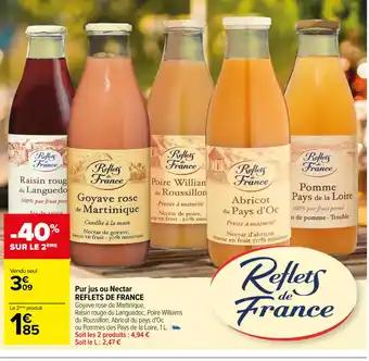 Pur jus ou Nectar REFLETS DE FRANCE