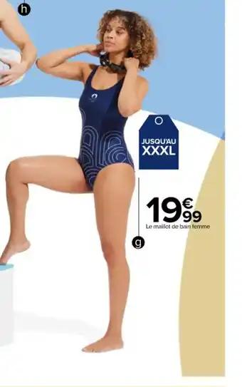 Maillot de bain femme 1 piece des jeux