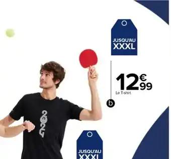 T shirt sport homme des jeux olympiques de paris 2024