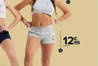 Short fille des jeux olympiques de paris