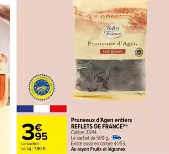 Pruneaux d'Agen entiers REFLETS DE FRANCE(m) Calibre 33/44.