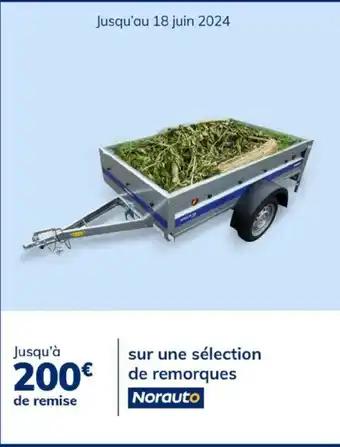 sur une sélection de remorques