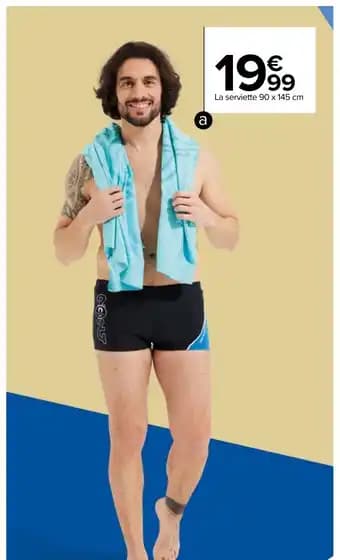 La serviette 90 x 145 cm