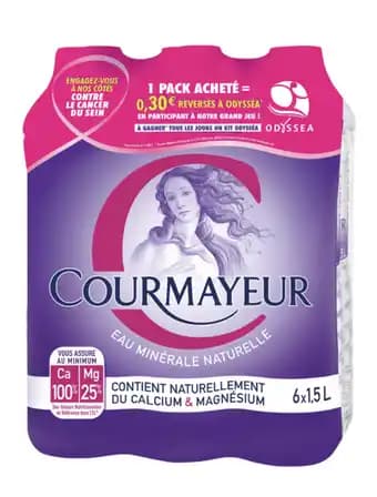 COURMAYEUR Eau minérale naturelle