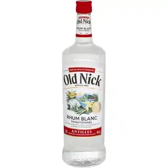 OLD NICK Rhum blanc traditionnel des Antilles