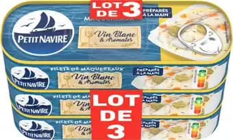 PETIT NAVIRE Filets de maquereaux