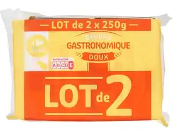 CARREFOUR CLASSIC' Plaquettes de Beurre Gastronomique