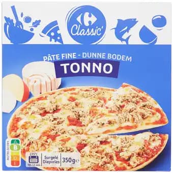 CARREFOUR CLASSIC' Pizza pâte fine surgelée