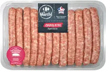 12 chipolatas CARREFOUR Le Marché