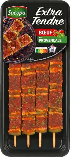 4 brochettes extra tendres à la Provençale SOCOPA