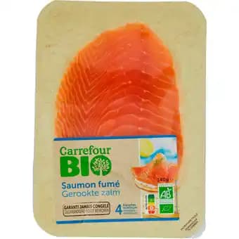 CARREFOUR BIO Saumon fumé