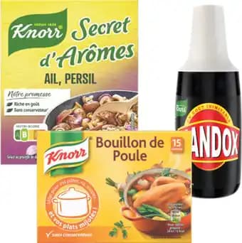 KNORR SUR TOUTES LES AIDES CULINAIRES KNORR