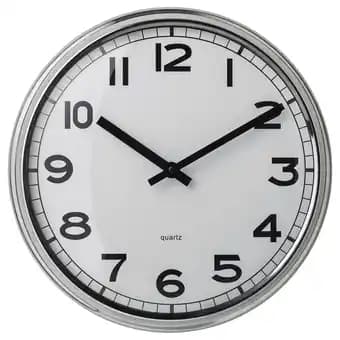 Pugg Horloge murale, acier inoxydable, 32 cm
