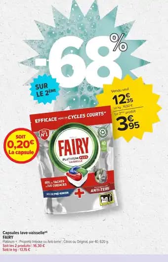 Promotion Exclusives de 17
            
        
        Capsules lave vaisselle : Découvrez l'Offre incontournable