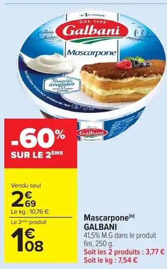 Promotion Exclusives de 3
            
        
        Galbani : Découvrez l'Offre incontournable