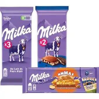 MILKA SUR TOUS LES CHOCOLATS