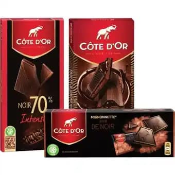 CÔTE D'OR SUR TOUS LES CHOCOLATS