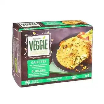 CARREFOUR VEGGIE Galettes surgelées