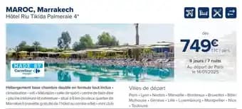 Promotion Exclusives de 1
Marrakech : Découvrez l'Offre incontournable