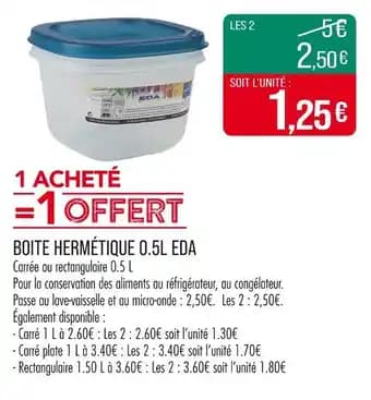 Promotion Exclusives de 9
            
        
        Eda : Découvrez l'Offre incontournable