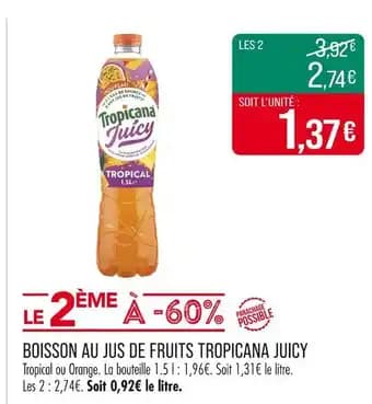 Promotion Exclusives de 1
            
        
        Juicy : Découvrez l'Offre incontournable