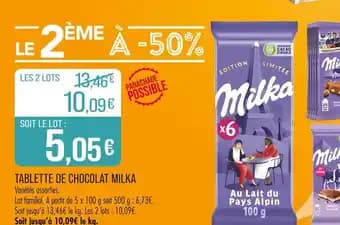 Promotion Exclusives de 7
            
        
        Tablette de chocolat : Découvrez l'Offre incontournable