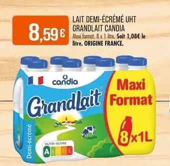 Promotion Exclusives de 9
            
        
        Candia lait : Découvrez l'Offre incontournable