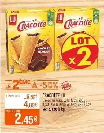 Promotion Exclusives de 8
            
        
        Cracotte : Découvrez l'Offre incontournable
