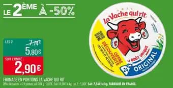 Promotion Exclusives de Fromage en portions : Découvrez l'Offre incontournable