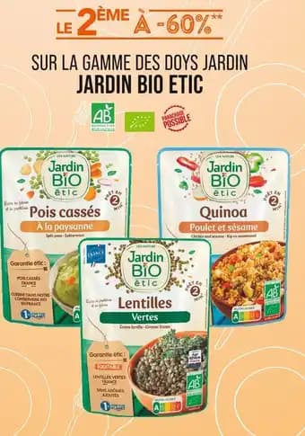 JARDIN BIO ETIC Le 2ème à -60% sur la gamme des doys jardin