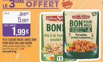 Promotion Exclusives de 8
            
        
        William Saurin : Découvrez l'Offre incontournable