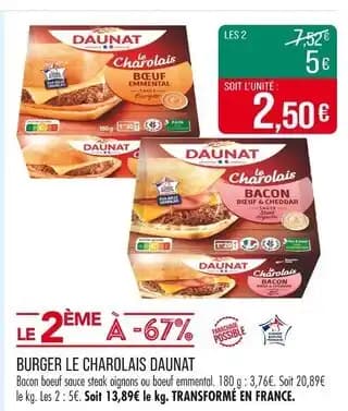 Promotion Exclusives de 33
            
        
        Burger : Découvrez l'Offre incontournable