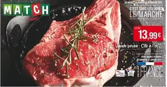 Promotion Exclusives de 8
            
        
        Viande bovine côte : Découvrez l'Offre incontournable