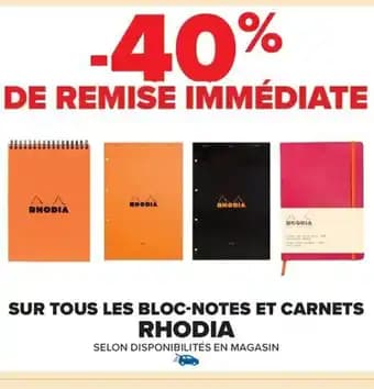 Promotion Exclusives de 4
            
        
        Rhodia : Découvrez l'Offre incontournable