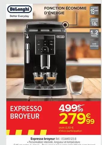 Promotion Exclusives de 13
            
        
        Expresso broyeur : Découvrez l'Offre incontournable
