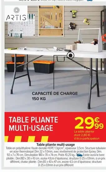 Promotion Exclusives de 10
            
        
        Pliante : Découvrez l'Offre incontournable