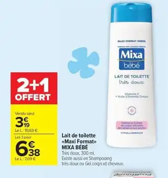 Promotion Exclusives de 9
            
        
        Mixa : Découvrez l'Offre incontournable