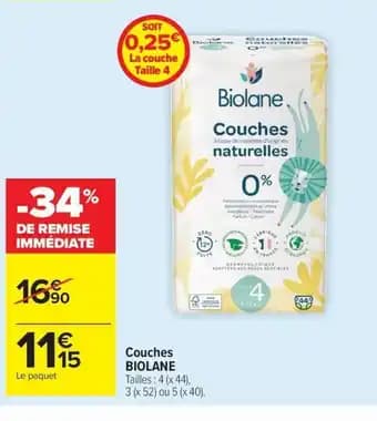 Promotion Exclusives de 26
            
        
        Couches : Découvrez l'Offre incontournable