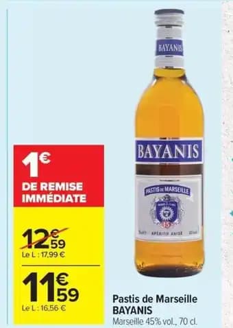 BAYANIS Pastis de Marseille