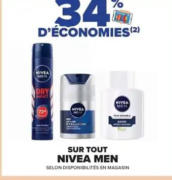Promotion Exclusives de 4
            
        
        Nivea men : Découvrez l'Offre incontournable